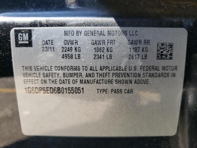 Photo 10 from auction – 2011 CADILLAC CTS PREMIU with VIN 1G6DP5ED6B0155051