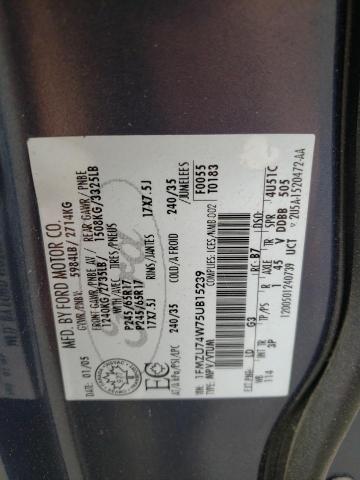 Photo 10 from auction – 2005 FORD EXPLORER E with VIN 1FMZU74W75UB15239