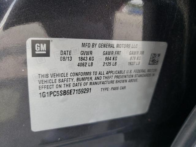 Photo 10 from auction – 2014 CHEVROLET CRUZE LT with VIN 1G1PC5SB6E7159291
