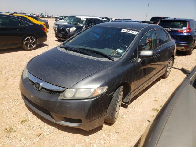 HONDA CIVIC LX 2010 with VIN 19XFA1F58AE037791 - Photo from auction