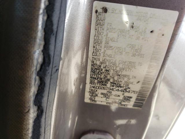 Photo 10 from auction – 2004 NISSAN FRONTIER K with VIN 1N6DD26T94C440478