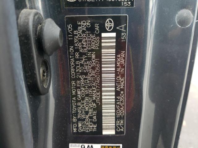 Photo 10 from auction – 2006 TOYOTA SCION TC with VIN JTKDE177460105671