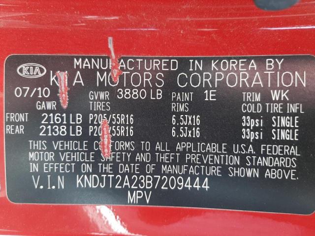 Photo 10 from auction – 2011 KIA SOUL + with VIN KNDJT2A23B7209444