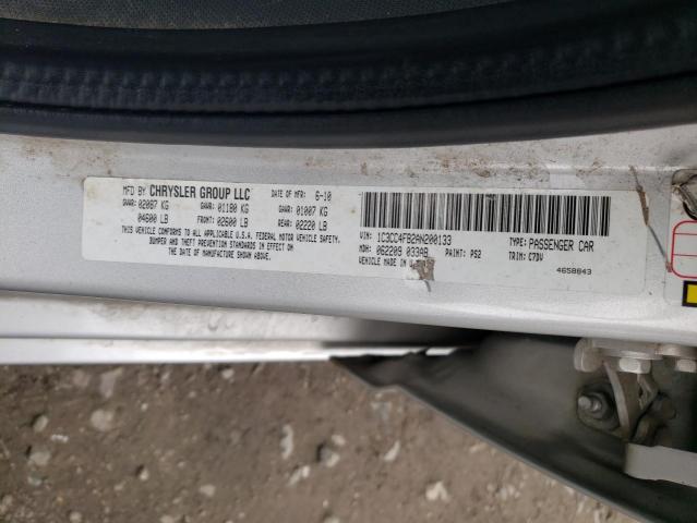 Photo 10 from auction – 2010 CHRYSLER SEBRING TO with VIN 1C3CC4FB2AN200133