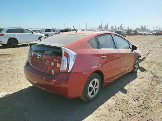 Photo 4 from auction – 2014 TOYOTA PRIUS with VIN JTDKN3DU8E0379149
