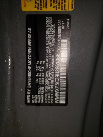 Photo 10 from auction – 2017 MINI COOPER with VIN WMWXP5C39H2F61066