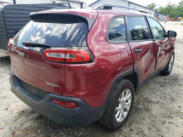 Photo 4 from auction – 2016 JEEP CHEROKEE S with VIN 1C4PJMAB6GW182961