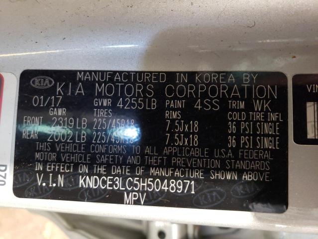 Photo 10 from auction – 2017 KIA NIRO EX TO with VIN KNDCE3LC5H5048971