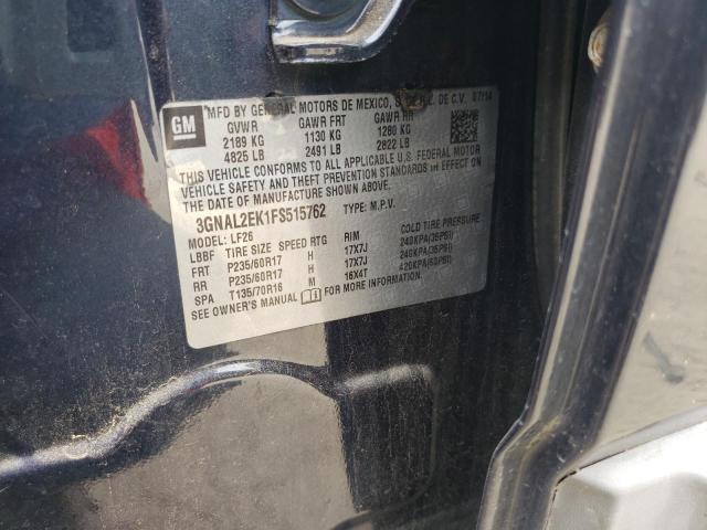 Photo 10 from auction – 2015 CHEVROLET CAPTIVA LS with VIN 3GNAL2EK1FS515762