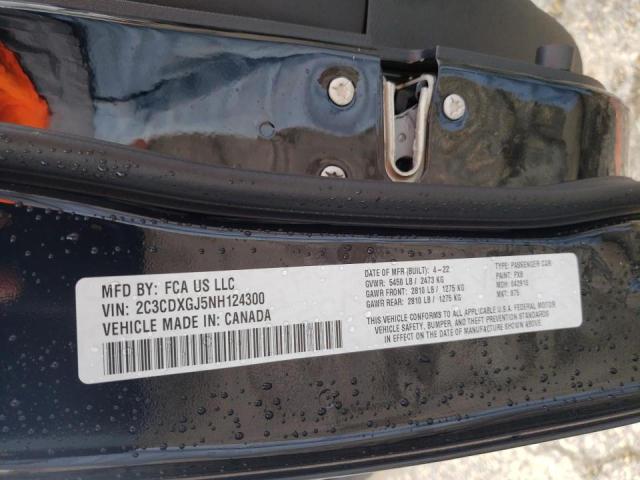 Photo 10 from auction – 2022 DODGE CHARGER SC with VIN 2C3CDXGJ5NH124300