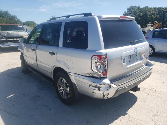 Photo 3 from auction – 2004 HONDA PILOT EXL with VIN 2HKYF18534H522136