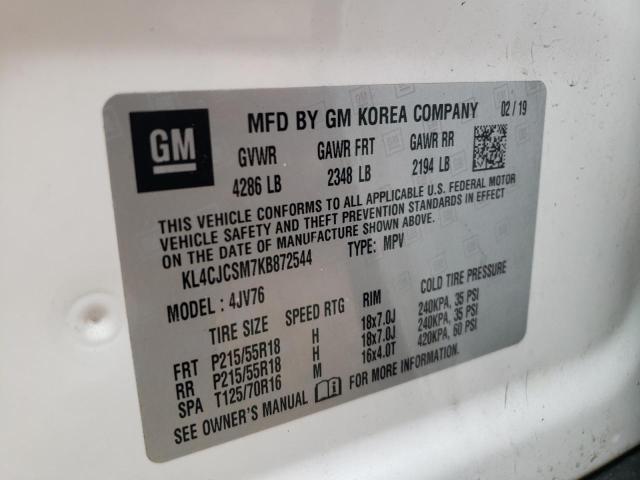 Photo 10 from auction – 2019 BUICK ENCORE ESS with VIN KL4CJCSM7KB872544
