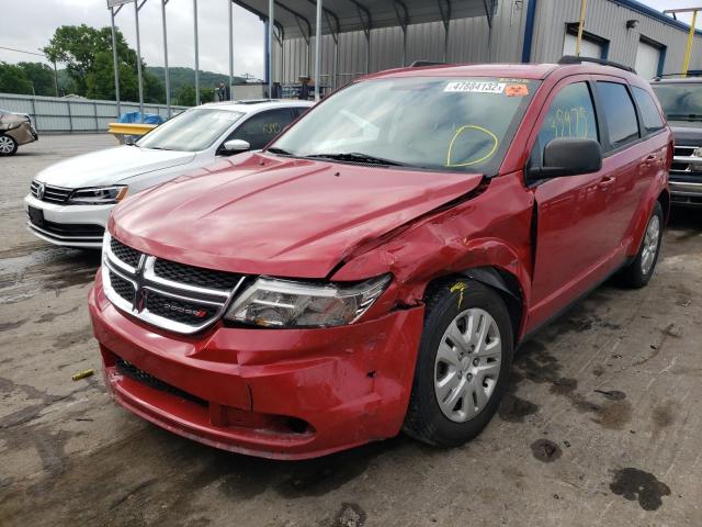 Photo 2 from auction – 2017 DODGE JOURNEY SE with VIN 3C4PDCAB1HT633416