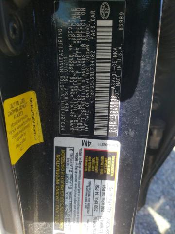 Foto 10 de la subasta – 2011 TOYOTA CAMRY BASE con VIN 4T1BF3EK5BU734482