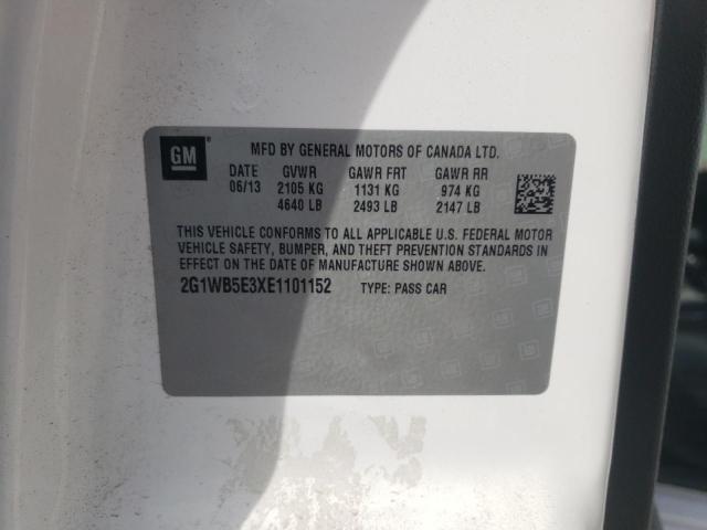 Photo 10 from auction – 2014 CHEVROLET IMPALA LIM with VIN 2G1WB5E3XE1101152