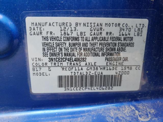 Photo 10 from auction – 2014 NISSAN VERSA NOTE with VIN 3N1CE2CP4EL406282