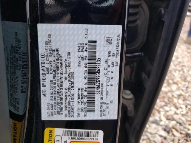 Photo 10 from auction – 2016 LINCOLN MKZ with VIN 3LN6L2G99GR622135
