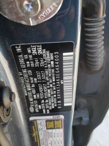 Photo 10 from auction – 2014 KIA SORENTO LX with VIN 5XYKT3A63EG464003