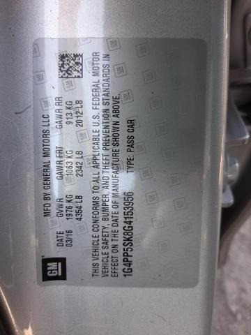 Photo 10 from auction – 2016 BUICK VERANO with VIN 1G4PP5SK8G4153956