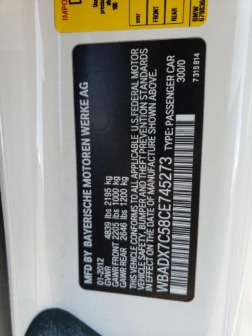 Foto 10 de la subasta – 2012 BMW 335 I con VIN WBADX7C58CE745273