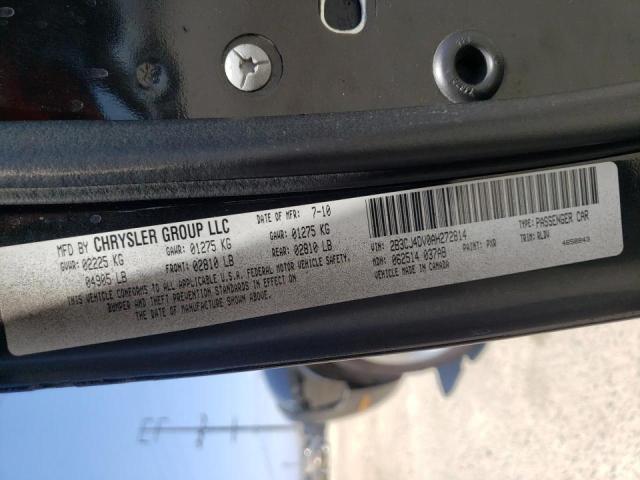 Photo 10 from auction – 2010 DODGE CHALLENGER with VIN 2B3CJ4DV0AH272814