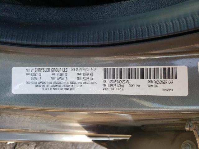 Photo 10 from auction – 2012 DODGE AVENGER SE with VIN 1C3CDZAB4CN223711