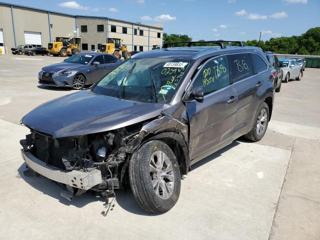 Photo 2 from auction – 2014 TOYOTA HIGHLANDER with VIN 5TDJKRFH6ES023965