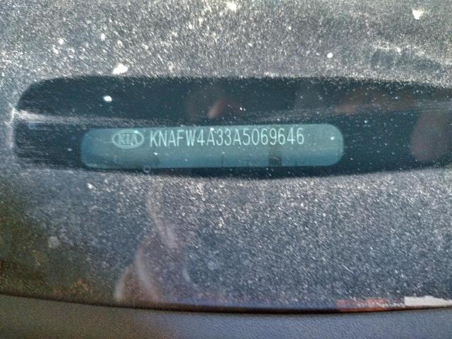 Photo 10 from auction – 2010 KIA FORTE SX with VIN KNAFW4A33A5069646