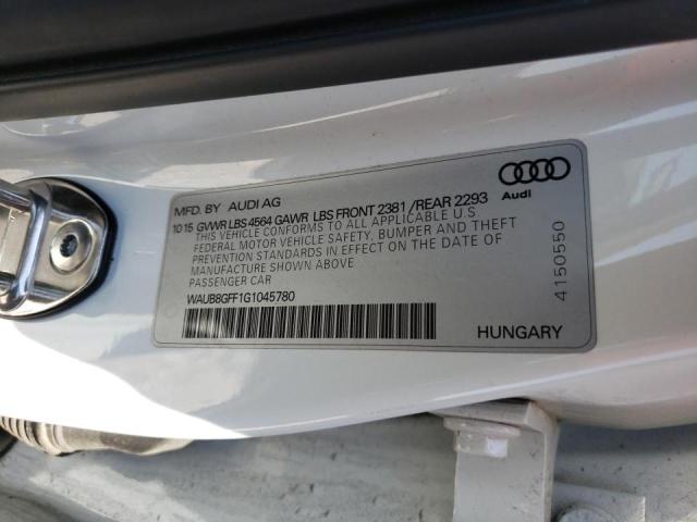 Photo 10 from auction – 2016 AUDI A3 PREMIUM with VIN WAUB8GFF1G1045780