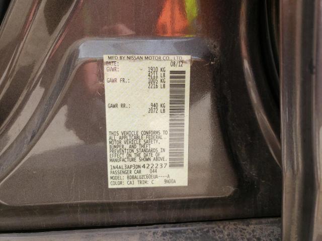 Photo 10 from auction – 2013 NISSAN ALTIMA 2.5 with VIN 1N4AL3AP3DN422237