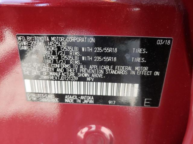 Photo 10 from auction – 2018 TOYOTA RAV4 LIMIT with VIN JTMYFREV7JD121239
