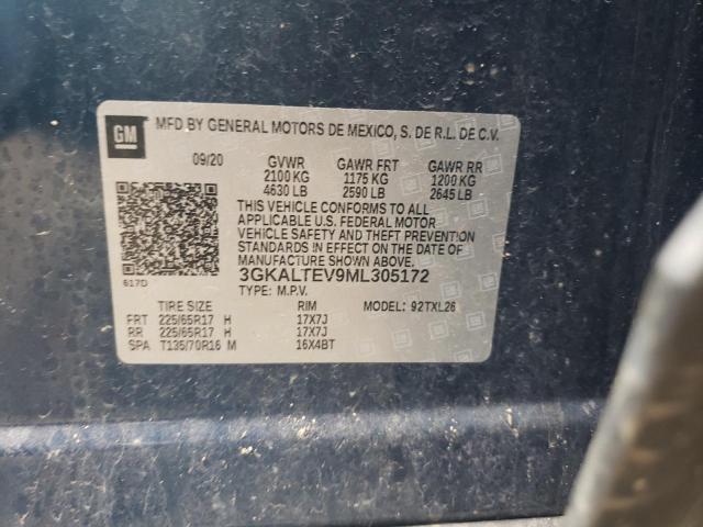 Photo 10 from auction – 2021 GMC TERRAIN SL with VIN 3GKALTEV9ML305172