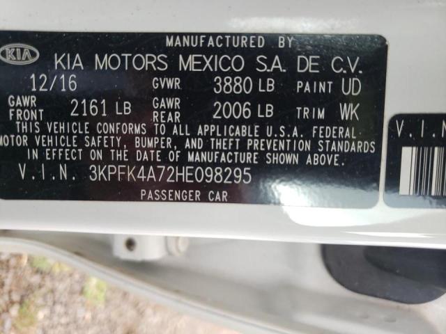 Photo 10 from auction – 2017 KIA FORTE LX with VIN 3KPFK4A72HE098295