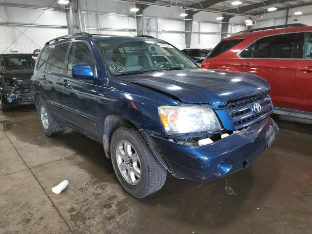 TOYOTA HIGHLANDER 2006 with VIN JTEDP21A160103948 - Photo from auction