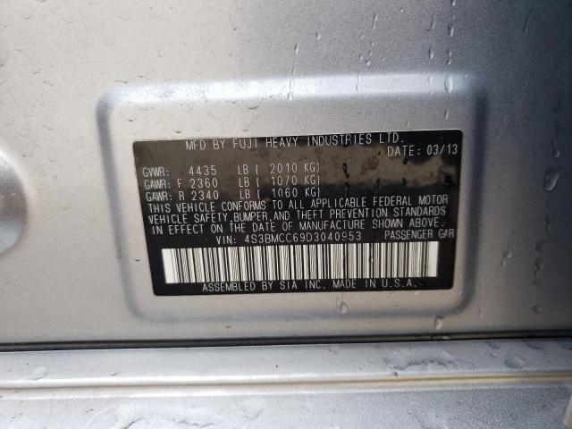 Photo 10 from auction – 2013 SUBARU LEGACY 2.5 with VIN 4S3BMCC69D3040953