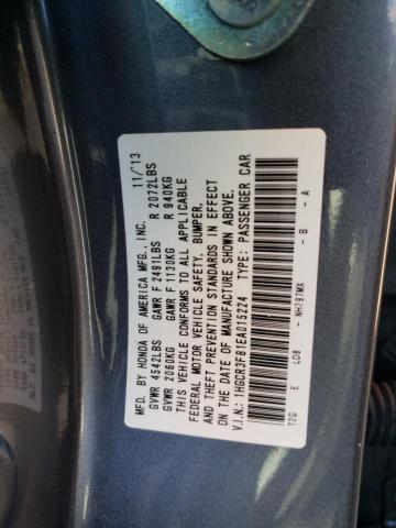 Photo 10 from auction – 2014 HONDA ACCORD EXL with VIN 1HGCR3F81EA015224