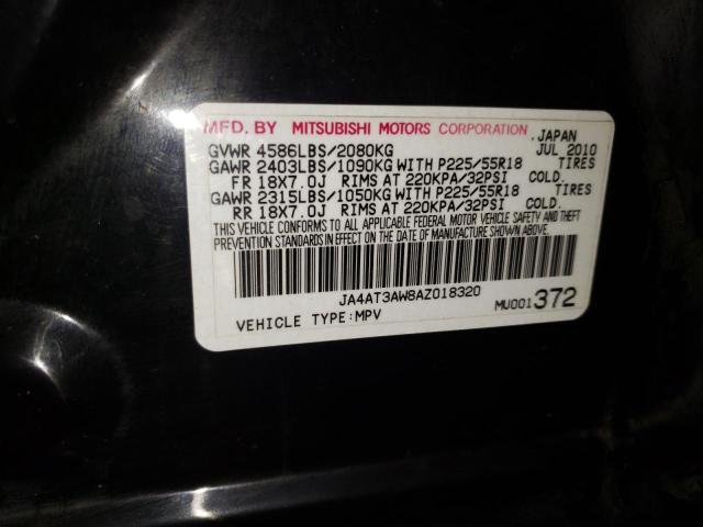 Photo 10 from auction – 2010 MITSUBISHI OUTLANDER with VIN JA4AT3AW8AZ018320