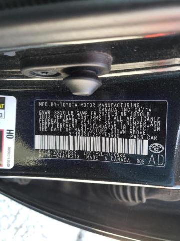 Photo 10 from auction – 2014 TOYOTA COROLLA L with VIN 2T1BURHE2EC143630