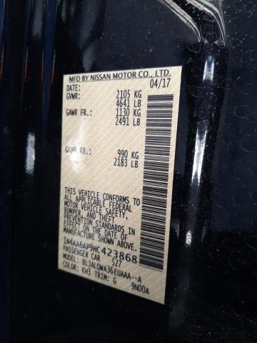 Photo 10 from auction – 2017 NISSAN MAXIMA 3.5 with VIN 1N4AA6AP9HC423868