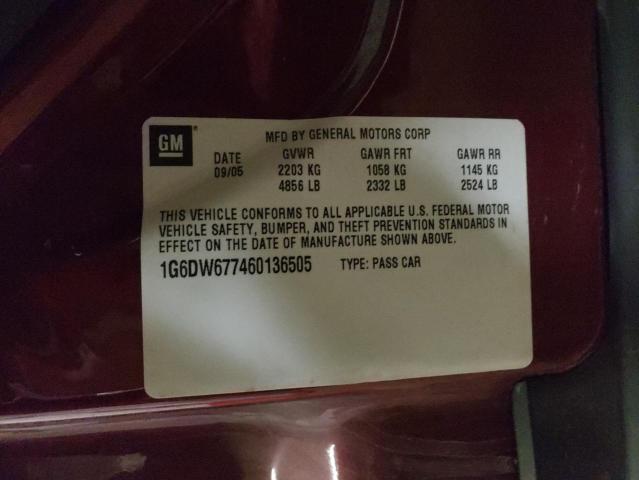 Photo 10 from auction – 2006 CADILLAC STS with VIN 1G6DW677460136505