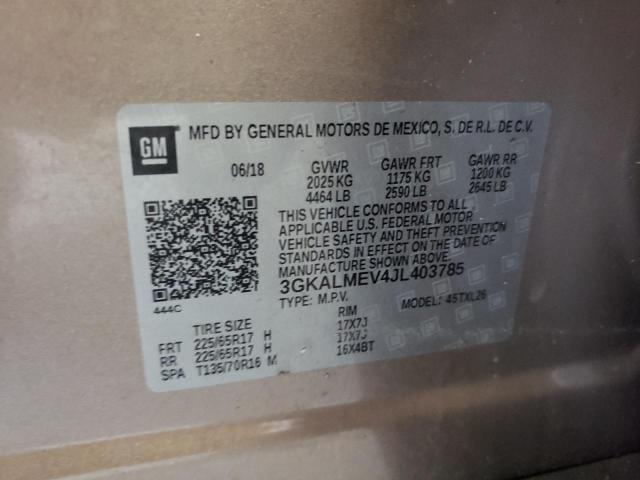 Photo 10 from auction – 2018 GMC TERRAIN SL with VIN 3GKALMEV4JL403785