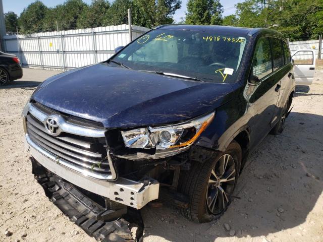 Photo 2 from auction – 2016 TOYOTA HIGHLANDER with VIN 5TDJKRFH0GS258252