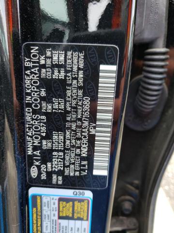 Photo 10 from auction – 2021 KIA SELTOS EX with VIN KNDERCAA3M7163680