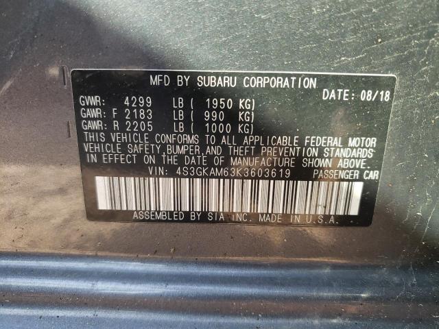 Photo 10 from auction – 2019 SUBARU IMPREZA SP with VIN 4S3GKAM63K3603619