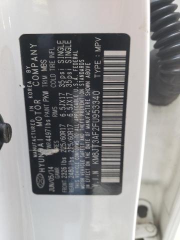 Photo 10 from auction – 2015 HYUNDAI TUCSON GLS with VIN KM8JT3AF2FU953340