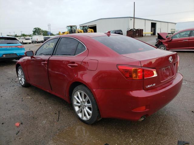 Photo 3 from auction – 2009 LEXUS IS 250 with VIN JTHCK262295029882