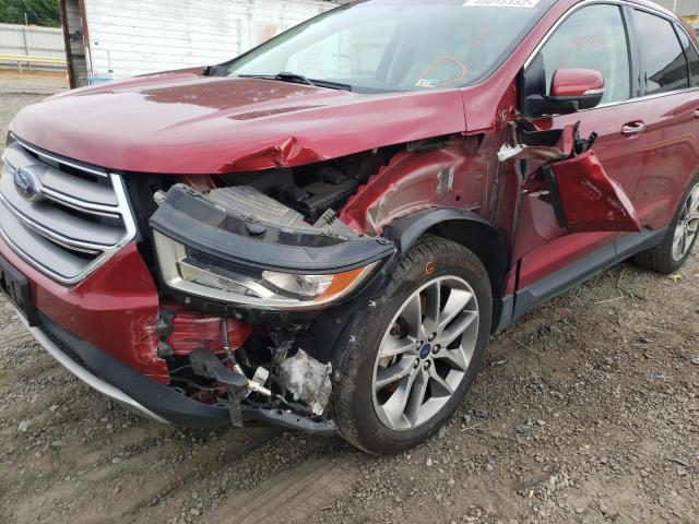 Photo 9 from auction – 2016 FORD EDGE TITAN with VIN 2FMPK3K87GBB92440