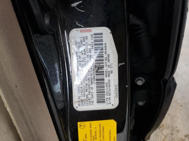 Photo 10 from auction – 2001 LEXUS LS 430 with VIN JTHBN30F010020281