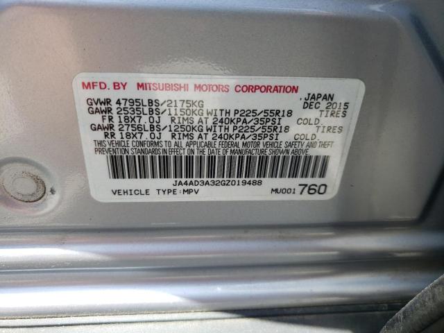 Photo 10 from auction – 2016 MITSUBISHI OUTLANDER with VIN JA4AD3A32GZ019488