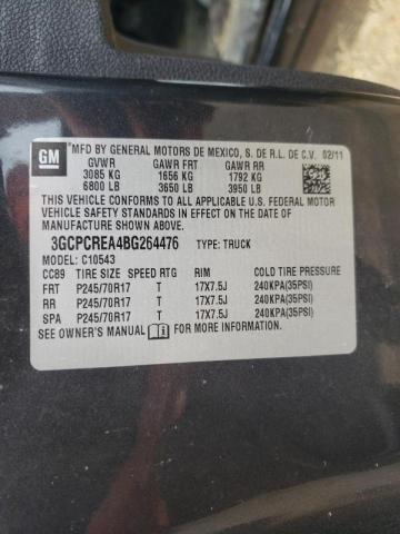 Photo 10 from auction – 2011 CHEVROLET SILVERADO with VIN 3GCPCREA4BG264476